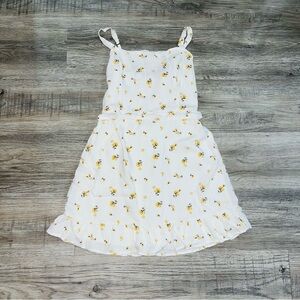 Hollister White floral sundress Size small